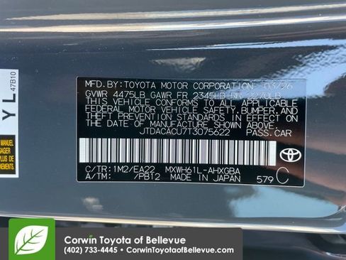 New 2026 Toyota Prius Plug-In Hybrid FWD image 23