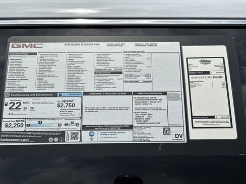 New 2026 GMC Acadia Elevation w/ Elevation Premium Package image 37