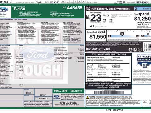 Used 2022 Ford F150 Lariat w/ Equipment Group 502A High AWD/4WD image 19