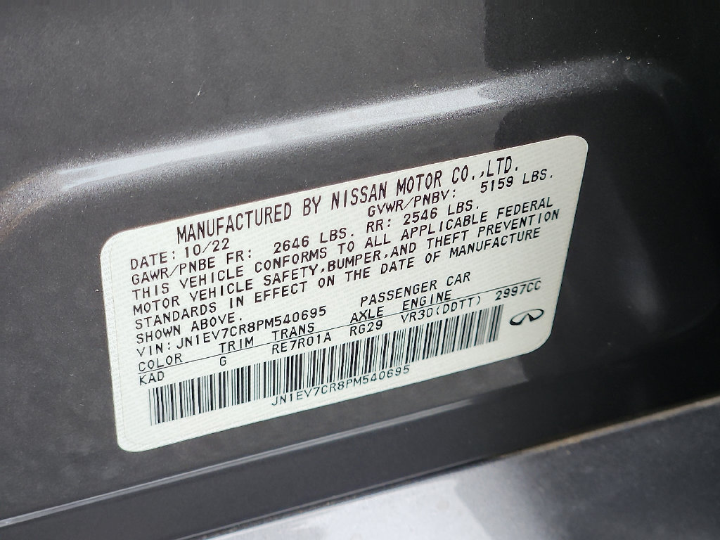 Used 2023 INFINITI Q50 Sensory AWD/4WD image 27