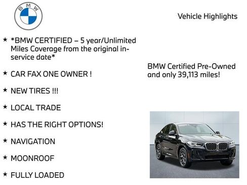 Certified 2023 BMW X4 xDrive30i w/ M Sport Package image 11