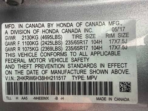 Used 2017 Honda CR-V LX image 43