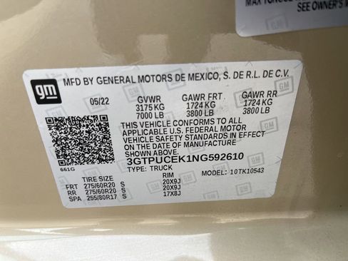 Used 2022 GMC Sierra 1500 Elevation image 85