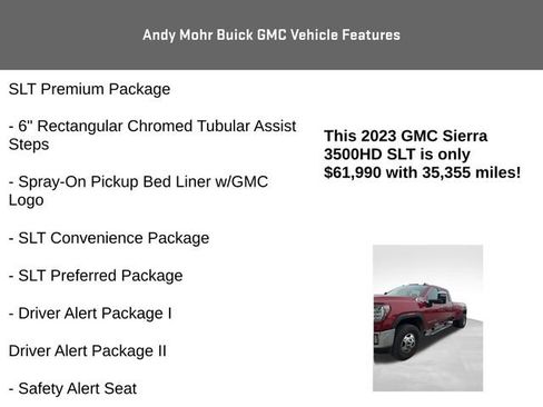 Used 2023 GMC Sierra 3500 SLT w/ SLT Premium Package image 13