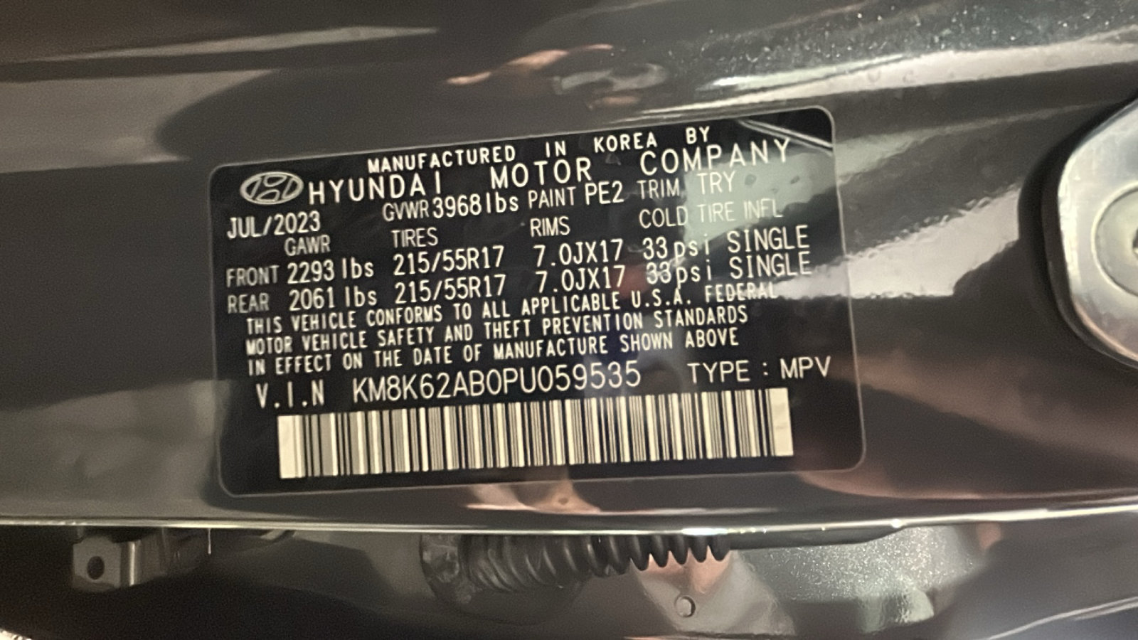 Certified 2023 Hyundai Kona SEL FWD image 13
