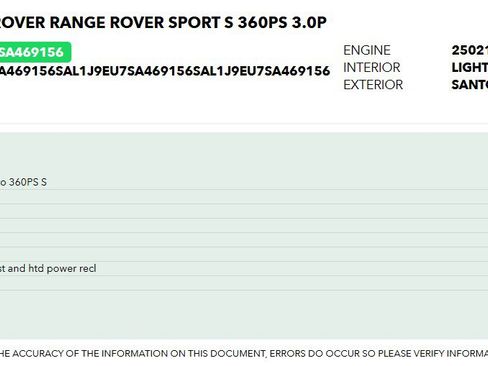 Used 2025 Land Rover Range Rover Sport AWD/4WD image 2