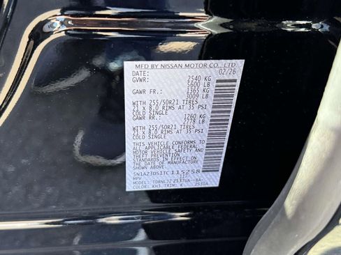 New 2026 Nissan Murano Platinum w/ Cargo Package image 27