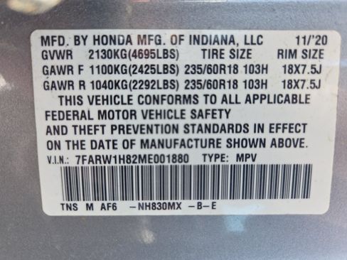 Used 2021 Honda CR-V EX-L image 38