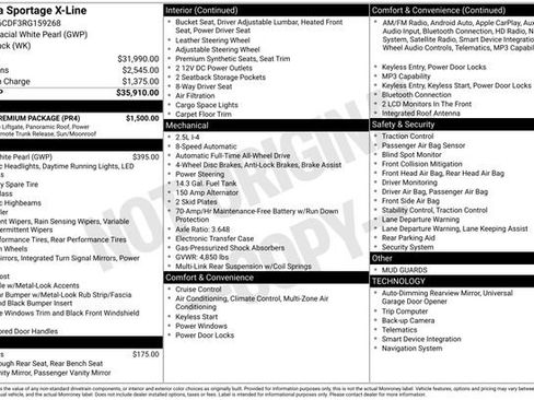Used 2024 Kia Sportage X-Line w/ X-Line Premium Package AWD/4WD image 19