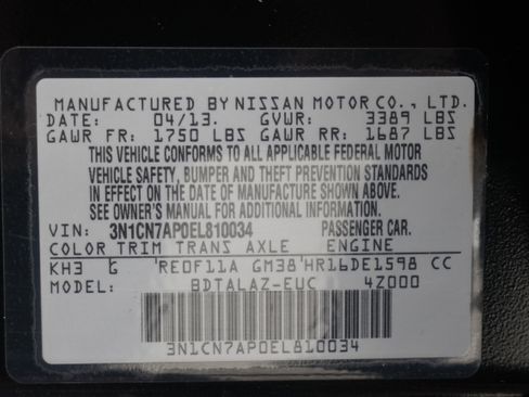 Used 2014 Nissan Versa S Plus image 19