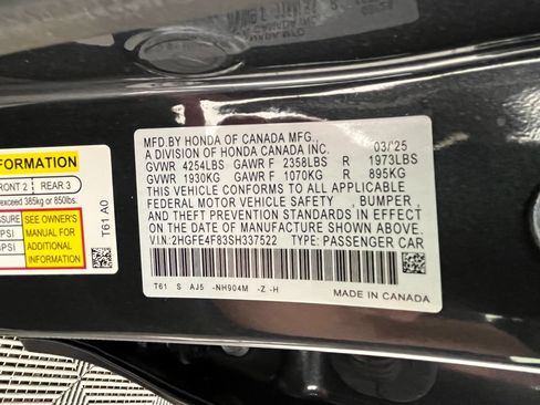 Used 2025 Honda Civic Sport image 29