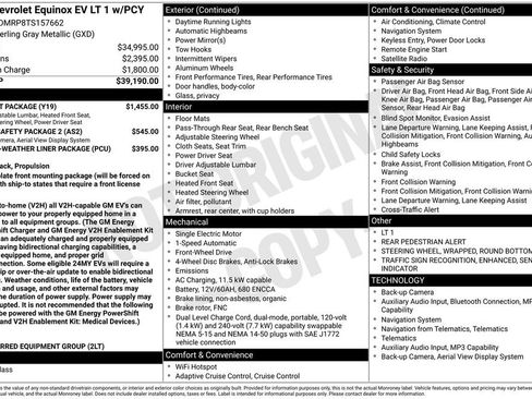 New 2026 Chevrolet Equinox EV LT w/ Comfort Package FWD image 4