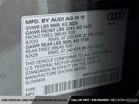 Used 2018 Audi Q7 3.0T Prestige image 34