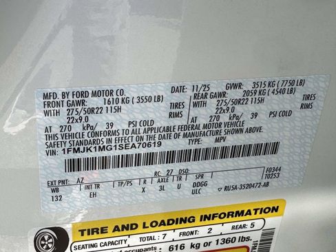 New 2025 Ford Expedition Max Platinum w/ Stealth Performance Package image 27