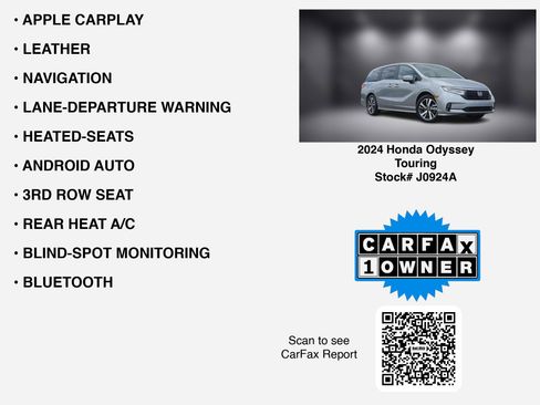 Used 2024 Honda Odyssey Touring image 7