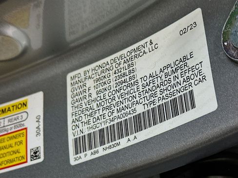 Used 2023 Honda Accord EX image 12