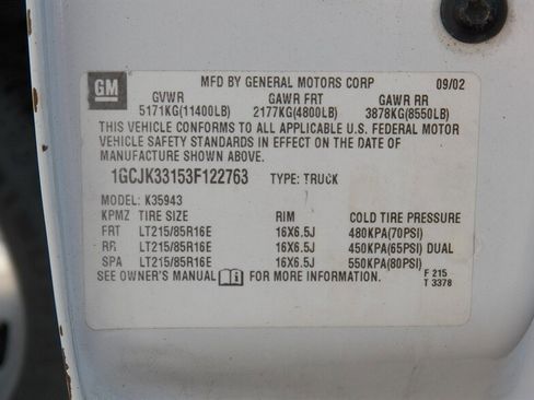 Used 2003 Chevrolet Silverado 3500 LT w/ Skid Plate Package image 27