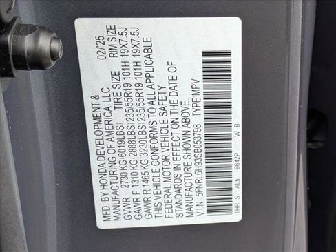 Certified 2025 Honda Odyssey Elite image 25