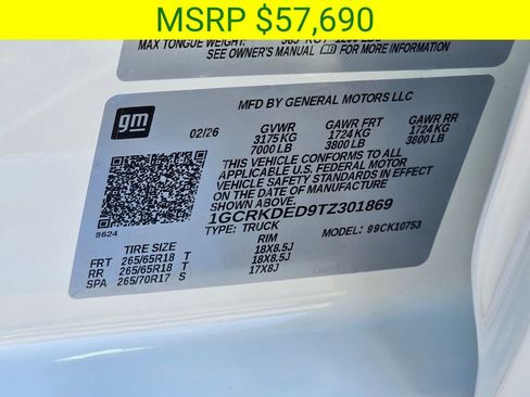 New 2026 Chevrolet Silverado 1500 LT w/ Z71 Off-Road Package image 42