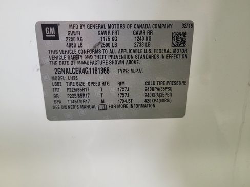 Used 2016 Chevrolet Equinox LT FWD image 33