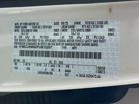 Used 2023 Ford Escape ST-Line w/ Tech Pack #1 image 12