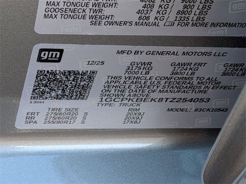 New 2026 Chevrolet Silverado 1500 Custom w/ Turbomax Blackout Package image 35