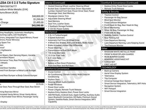 New 2025 MAZDA CX-5 Signature image 9