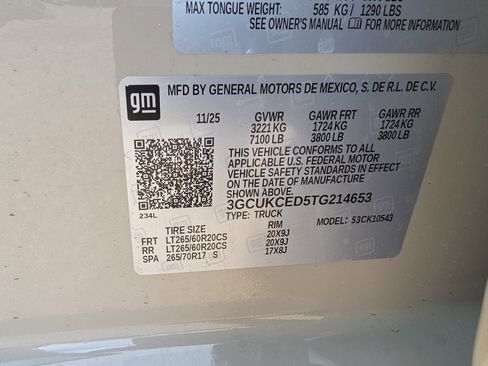 New 2026 Chevrolet Silverado 1500 Custom Trail Boss w/ Dark Appearance Package image 34