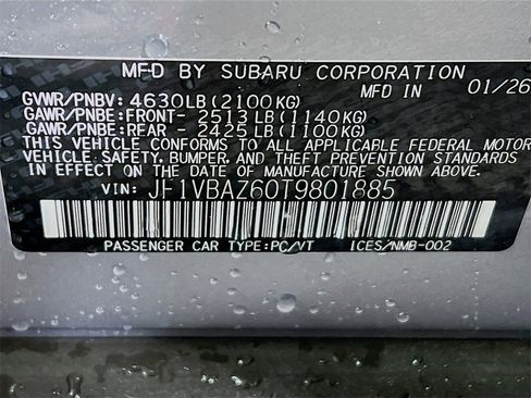 New 2026 Subaru WRX tS image 25