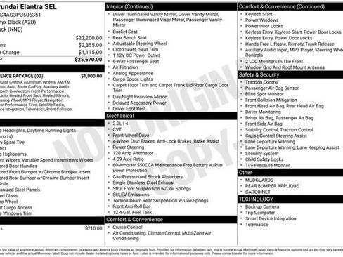 Used 2023 Hyundai Elantra SEL w/ Convenience Package image 10