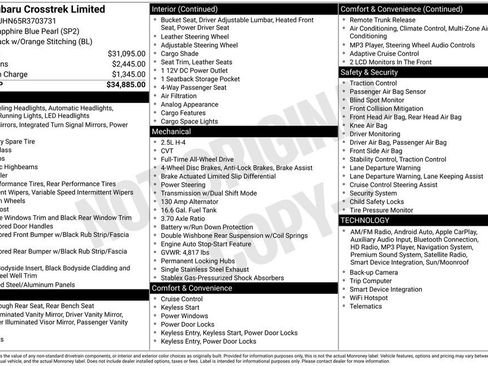 Certified 2024 Subaru Crosstrek 2.5i Limited AWD/4WD image 55