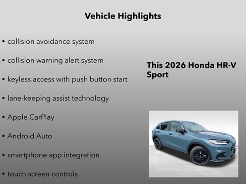 New 2026 Honda HR-V Sport image 10