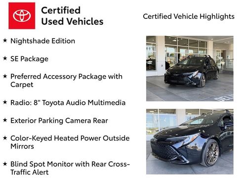 Certified 2025 Toyota Corolla Hatchback w/ SE Package FWD image 7