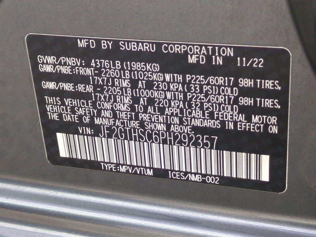 Used 2023 Subaru Crosstrek 2.5i Sport AWD/4WD image 35