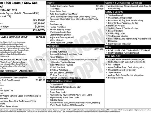 Used 2022 RAM 1500 Laramie AWD/4WD image 29