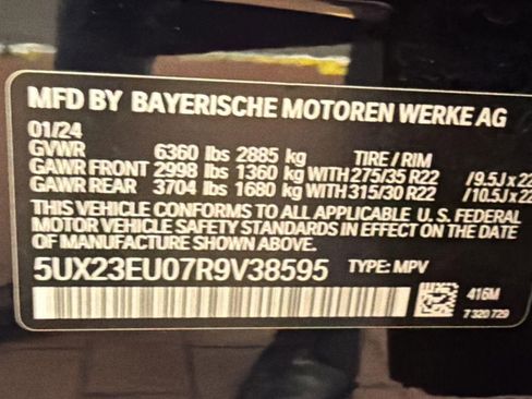 Certified 2024 BMW X5 xDrive40i w/ M Sport Package image 17