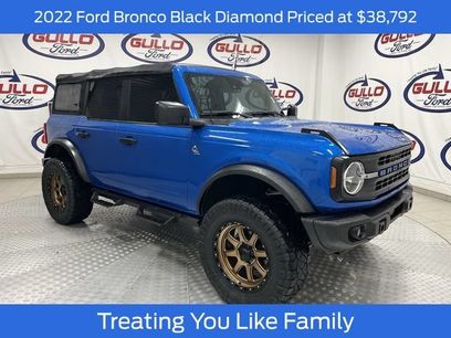 Certified 2022 Ford Bronco Black Diamond