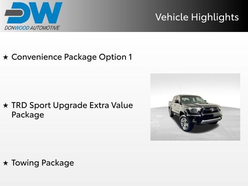 Used 2012 Toyota Tacoma 4x4 Double Cab w/ TRD Sport Upgrade Pkg image 3