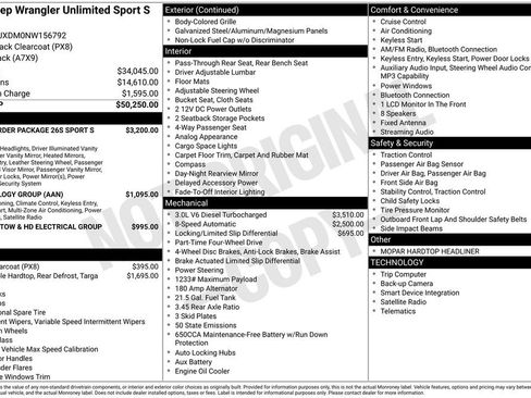 Used 2022 Jeep Wrangler Unlimited Sport AWD/4WD image 22