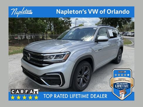 Used 2021 Volkswagen Atlas SE w/ Towing Package AWD/4WD image 1