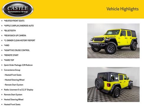 Used 2024 Jeep Wrangler Rubicon w/ Convenience Group image 3