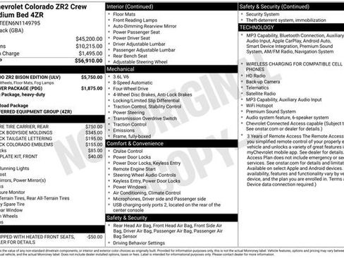 Used 2022 Chevrolet Colorado ZR2 w/ Colorado ZR2 Bison Edition AWD/4WD image 31