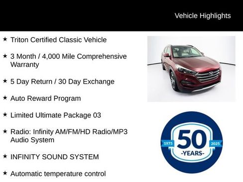 Used 2017 Hyundai Tucson Limited w/ Limited Ultimate Package 03 AWD/4WD image 8