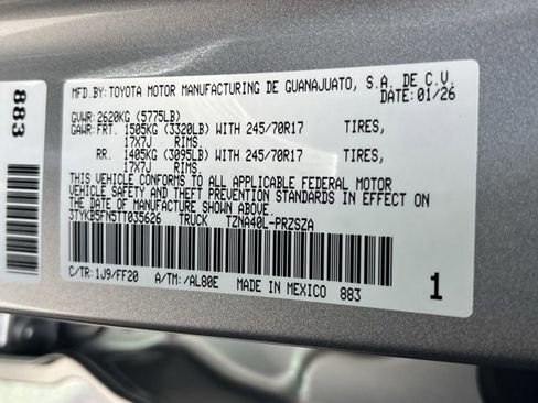 New 2026 Toyota Tacoma SR5 image 19