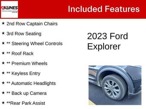 Used 2023 Ford Explorer XLT w/ Equipment Group 202A AWD/4WD image 5