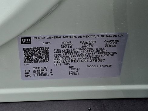 Certified 2025 Chevrolet Equinox LT w/ Convenience Package II AWD/4WD image 27