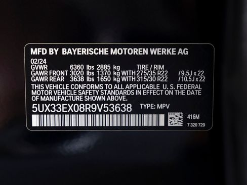 Used 2024 BMW X6 xDrive40i w/ Premium Package AWD/4WD image 33