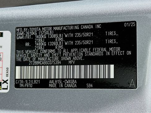 Used 2025 Lexus RX 350 w/ Convenience Package AWD/4WD image 33