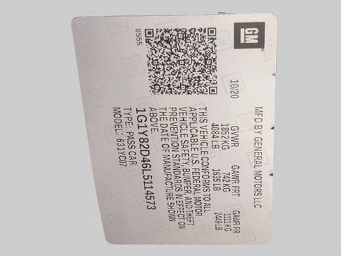 Used 2020 Chevrolet Corvette Stingray Premium Cpe w/ 3LT Preferred Equipment Group image 19