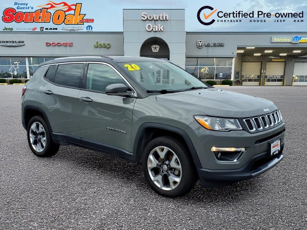 Certified 2020 Jeep Compass Limited w/ Safety & Security Group AWD/4WD image 1
